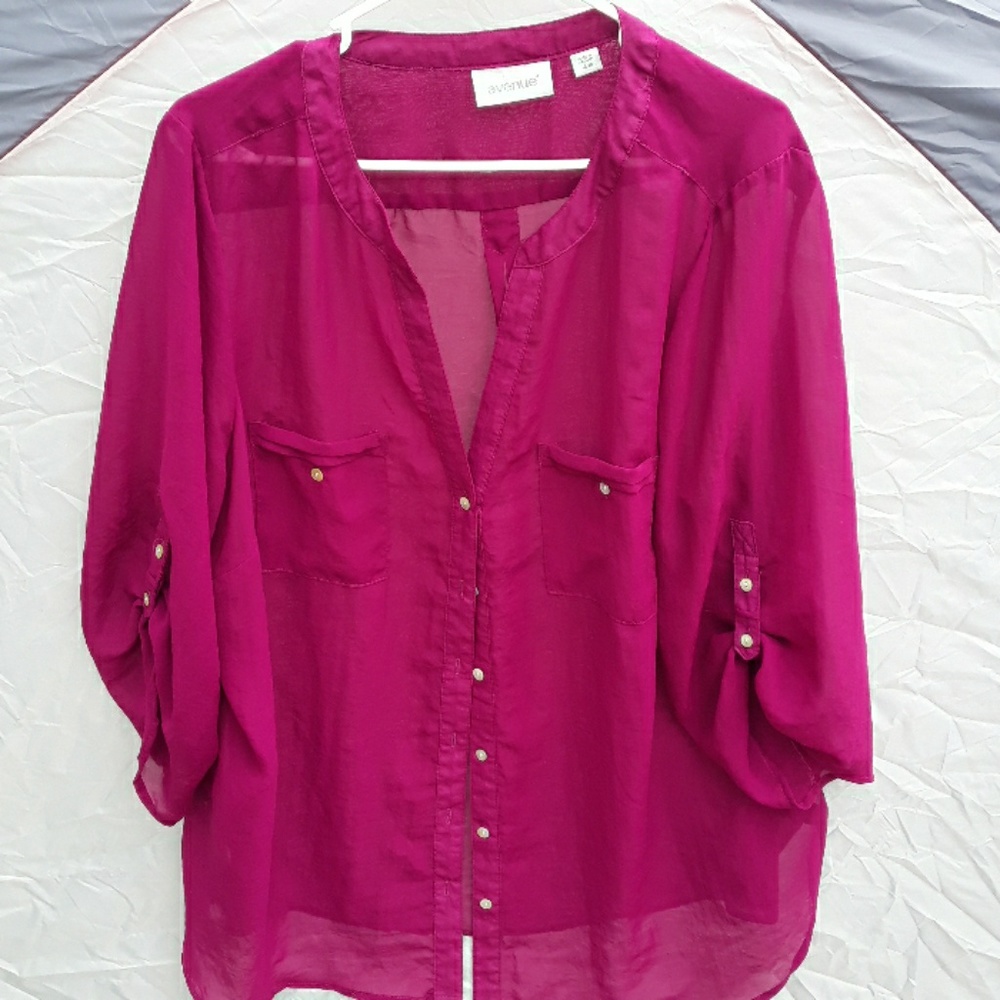 Avenue ladies plus blouse